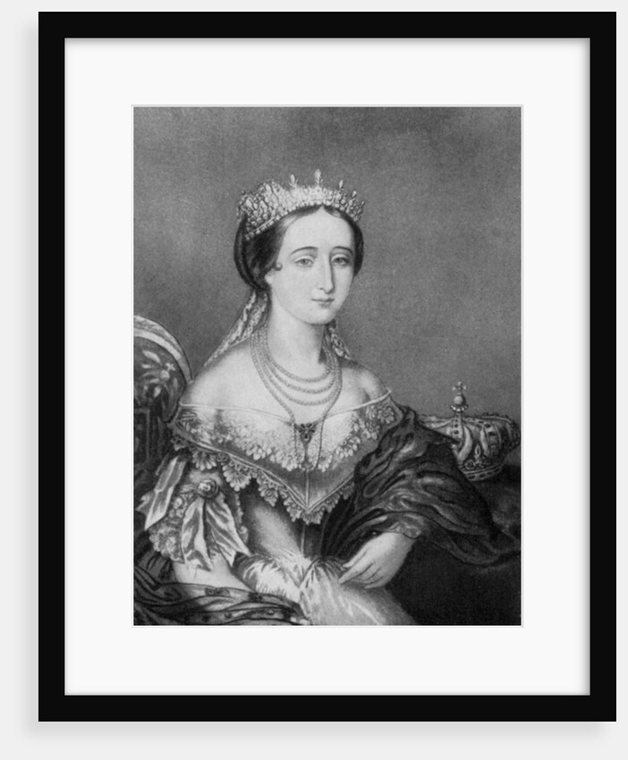 Eugenie de Montijo, Empress Consort of France c1853-1857 by George Baxter