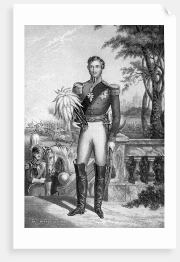 Prince Albert of Saxe-Coburg and Gotha, consort of Queen Victoria by George Baxter