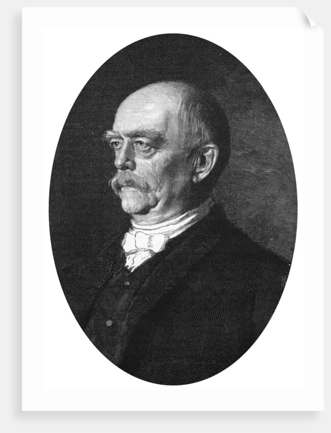 Otto von Bismarck, Duke of Lauenburg, German statesman by Anonymous
