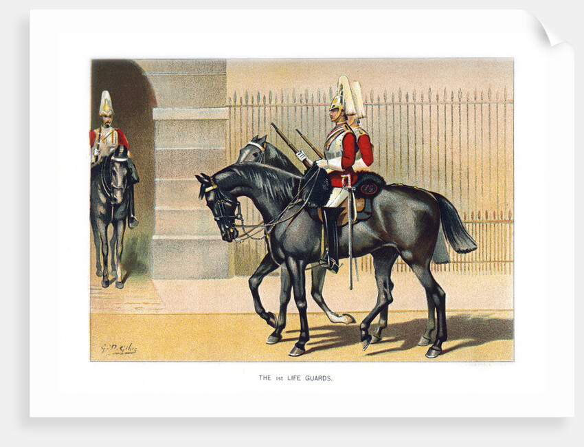 The 1st Life Guards by Geoffrey Douglas Giles
