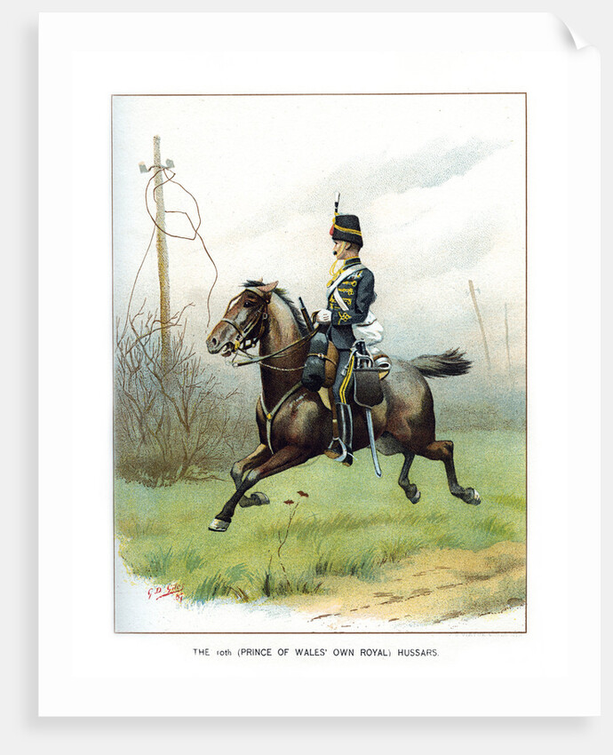 The 10th (Prince of Wales' Own Royal) Hussars by Geoffrey Douglas Giles