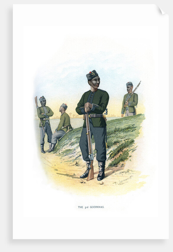 The 3rd Goorkhas by H Bunnett
