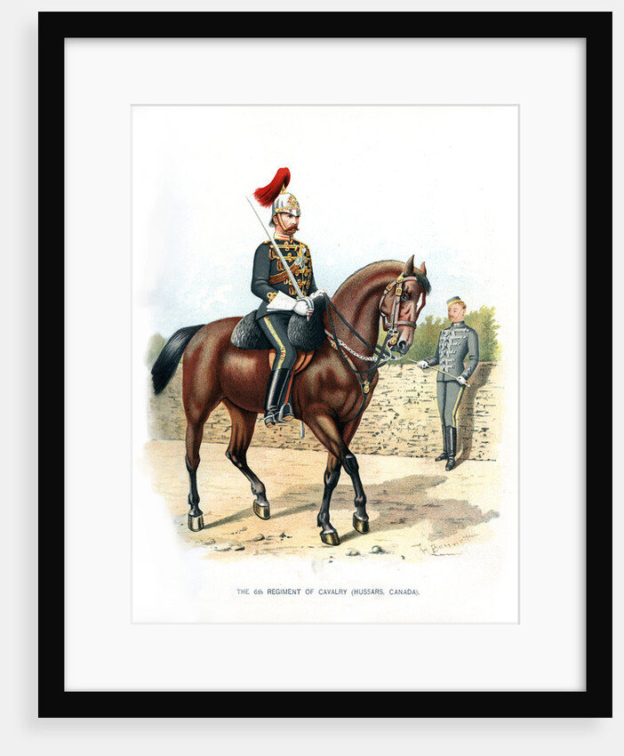 The 6th Regiment of Cavalry (Hussars, Canada) by H Bunnett