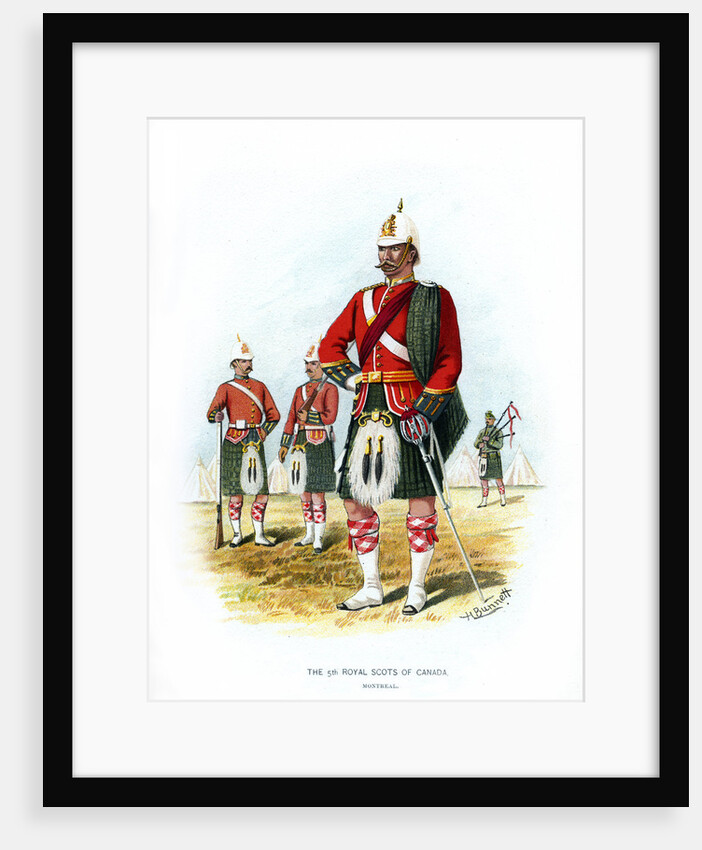The 5th Royal Scots of Canada, Montreal by H Bunnett