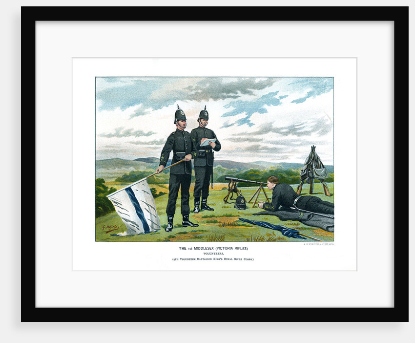 The 1st Middlesex (Victoria Rifles) by Geoffrey Douglas Giles