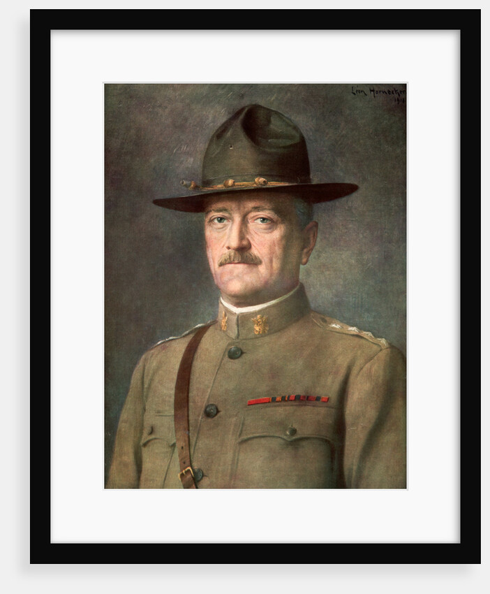 John Joseph 'Black Jack' Pershing, American general by Leon Hornecker