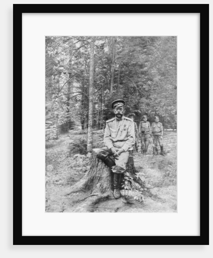Tsar Nicholas II in exile, Tobolsk, Siberia by Anonymous
