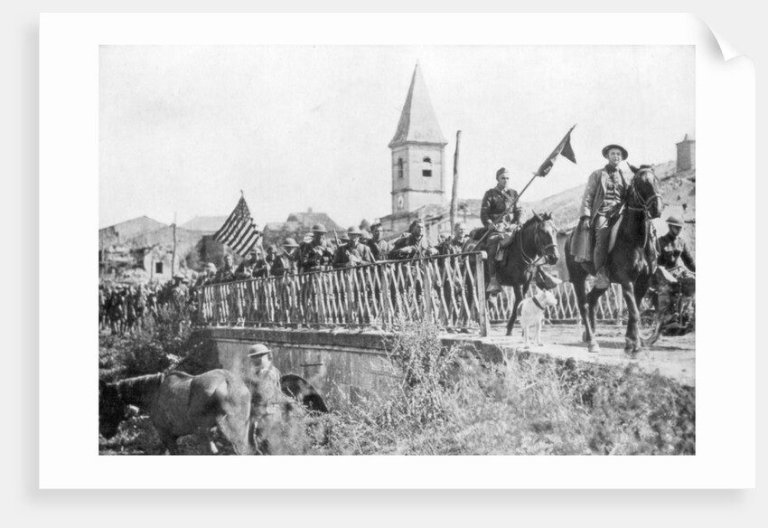 American soldiers entering the village of Nonsard, near Saint-Mihiel, France, 12-15 September 1918 by Anonymous