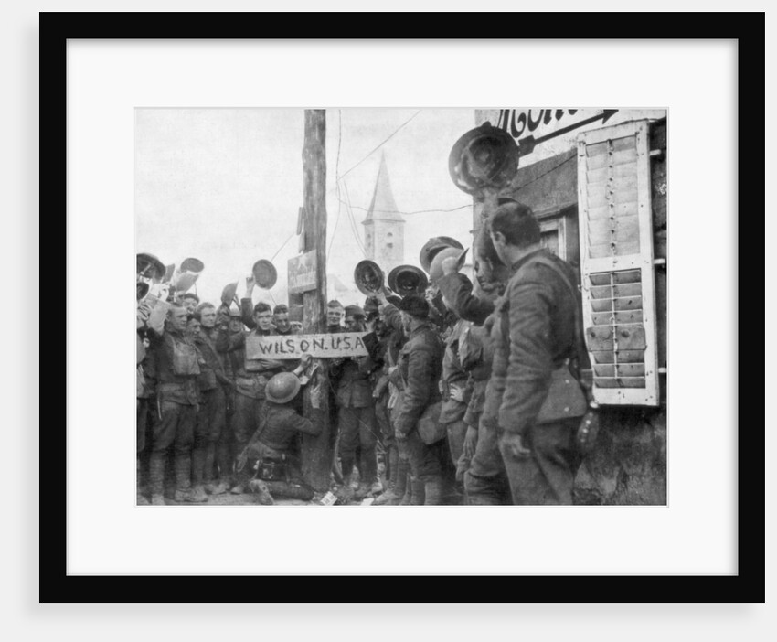 American soldiers in the the village of Nonsard, north east of Saint-Mihiel by Anonymous