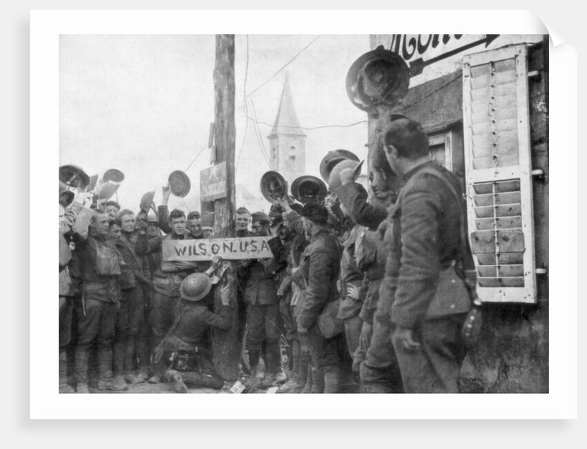 American soldiers in the the village of Nonsard, north east of Saint-Mihiel by Anonymous