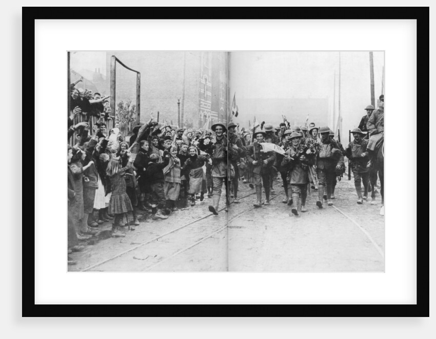 Lille being liberated by the British, France by Anonymous