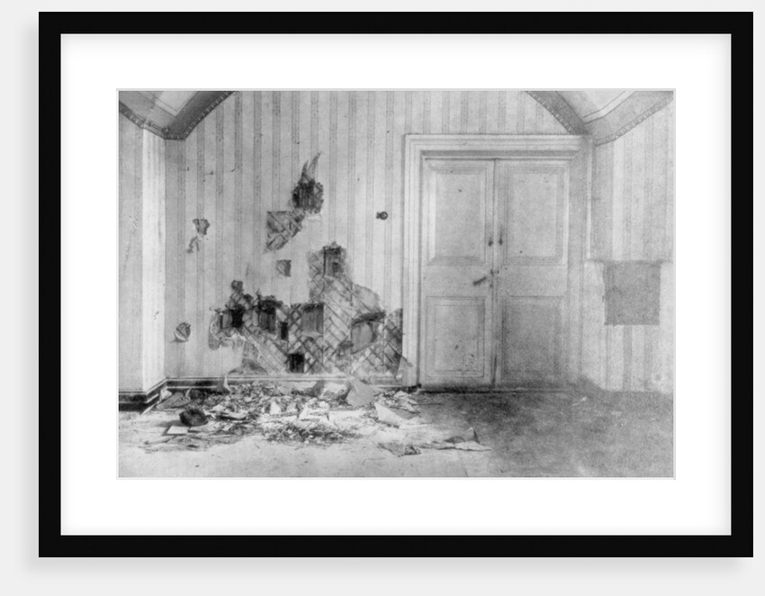 Room where Tsar Nicholas II and his family were executed, Yekaterinburg, Russia, July 17 1918 by Anonymous