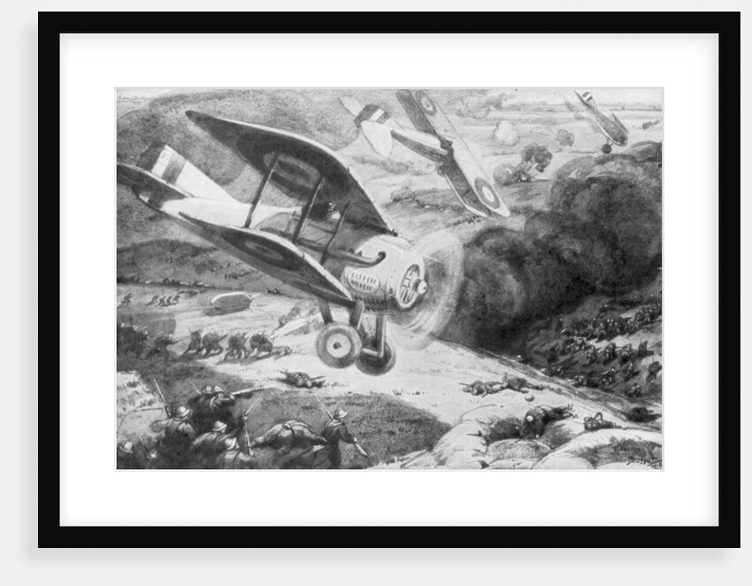 Air cavalry, attacking the infantry by Maurice Busset