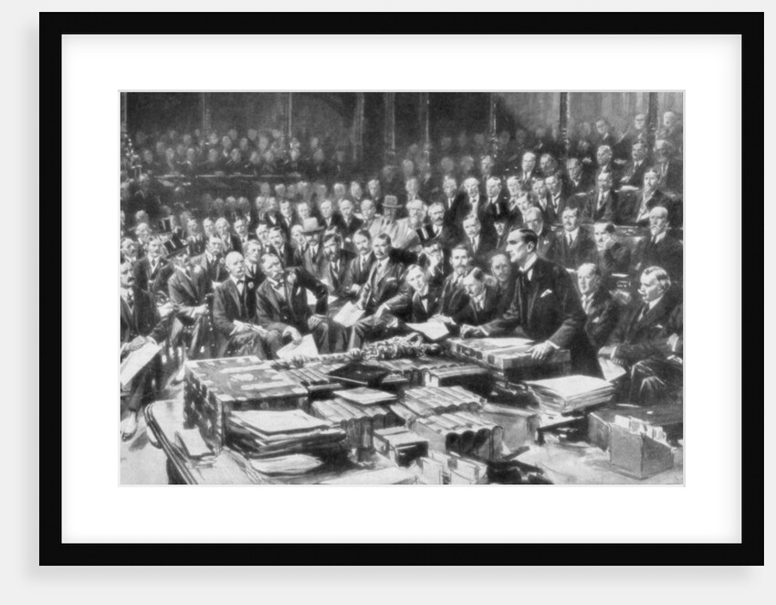 The scene in the House of Commons, Westminster, London by Anonymous