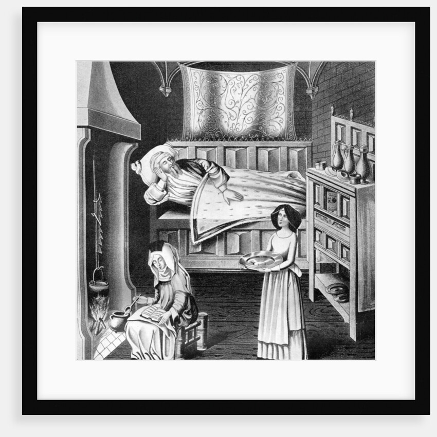 Matron and servant in the sick-chamber by Anonymous