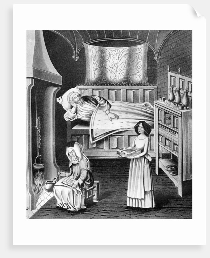 Matron and servant in the sick-chamber by Anonymous