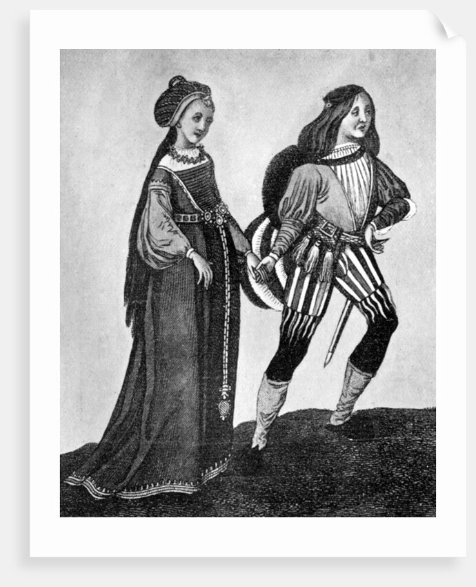 Male and female costume by Anonymous