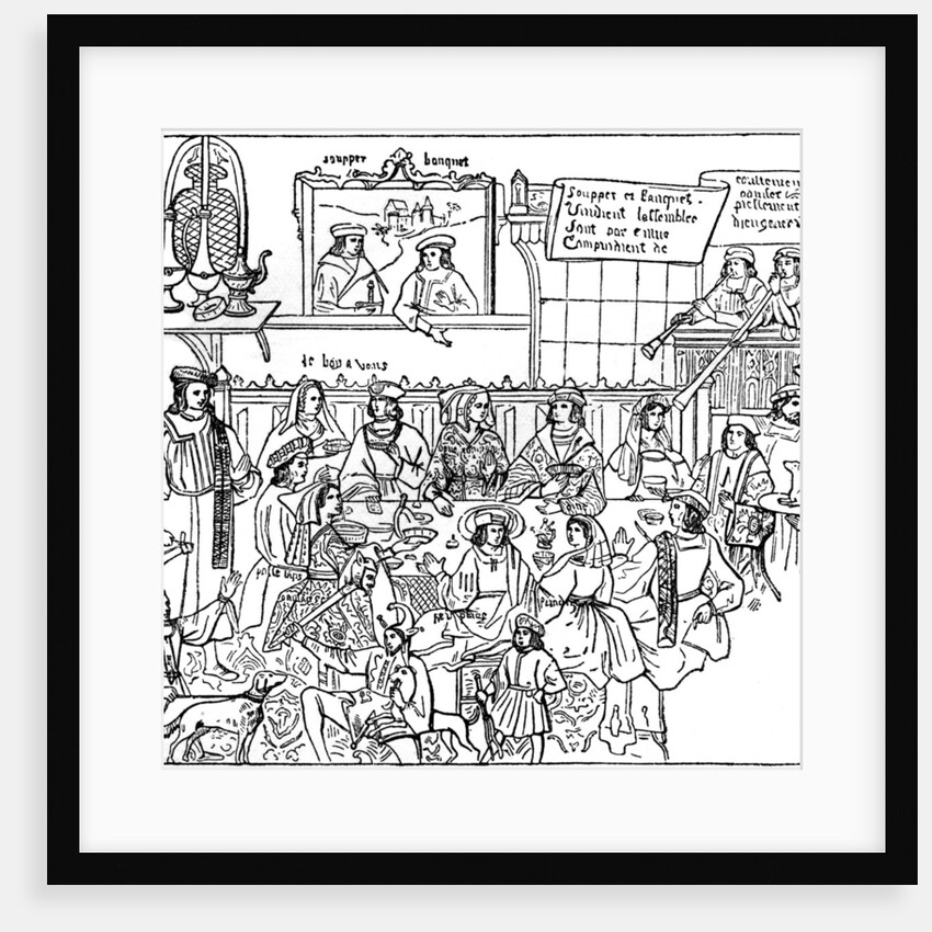 A dinner party by Anonymous