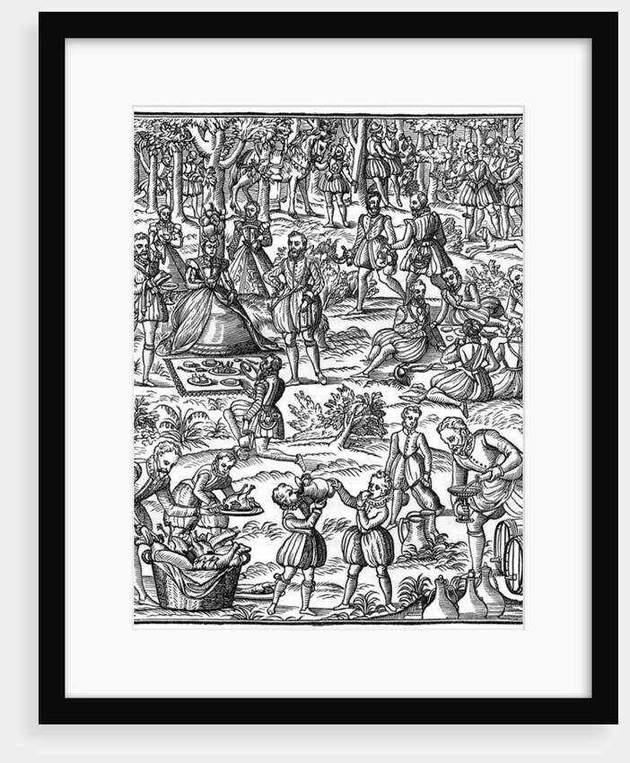 A royal picnic by Anonymous