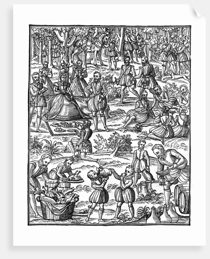 A royal picnic by Anonymous