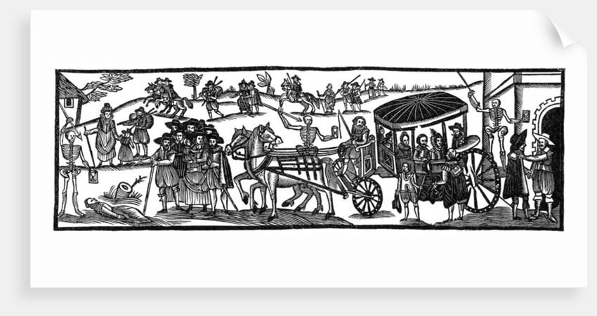 The plague: flight to the country by Anonymous