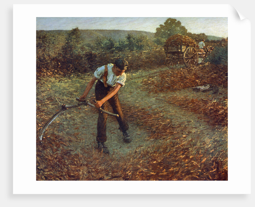 Mowing Bracken by Henry Herbert La Thangue