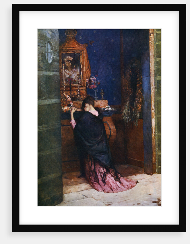 A Prayer to the Madonna by Maurice Bompard