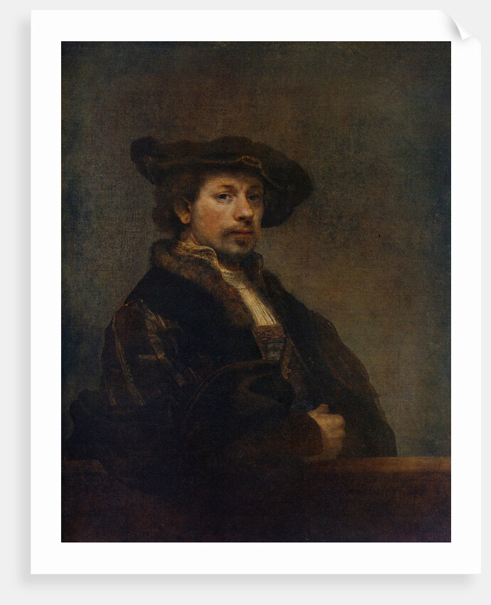 Self Portrait at the Age of 34 by Rembrandt Harmensz van Rijn