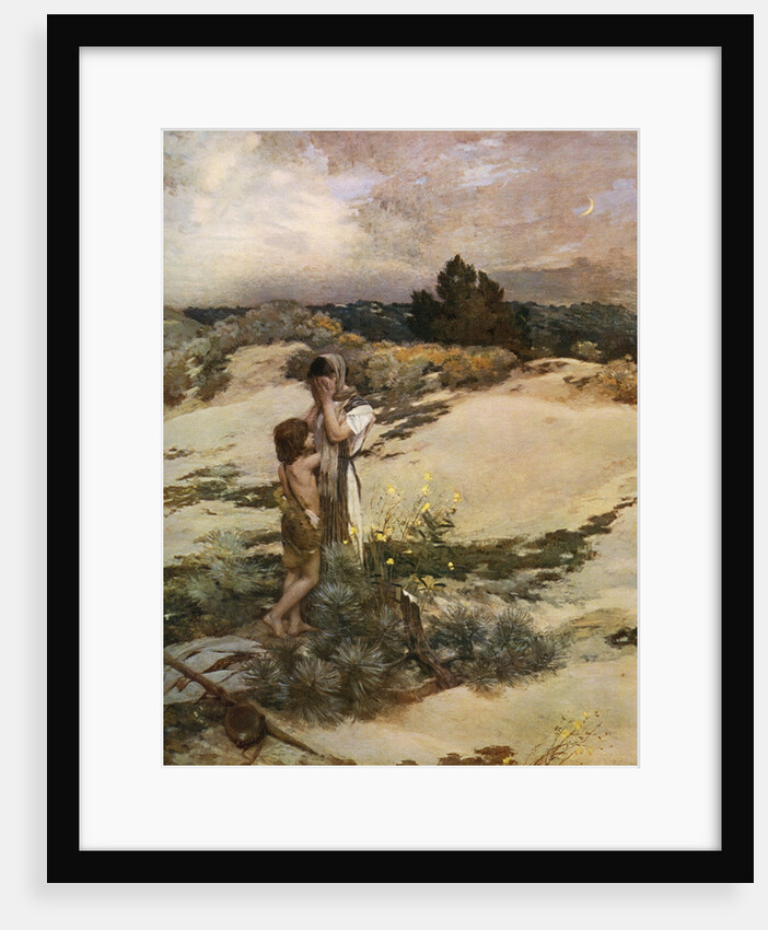 Hagar and Ishmael by Jean-Charles Cazin