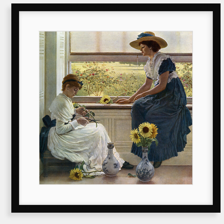 Sun and Moon Flowers by George Dunlop Leslie