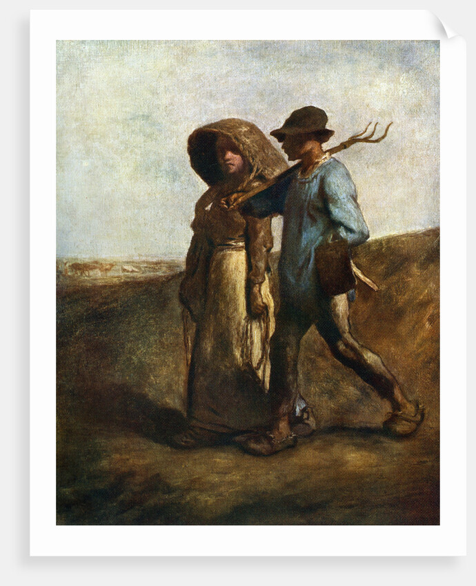Going to Work by Jean Francois Millet