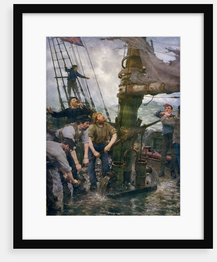 All Hands to the Pumps by Henry Scott Tuke