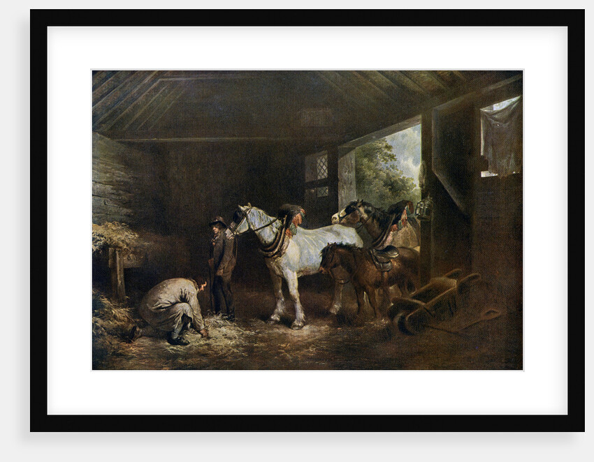 The Inside of the Stable by George Morland