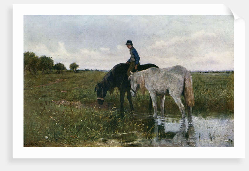 Watering Horses by Anton Mauve