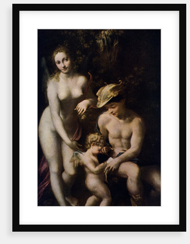 Venus with Mercury and Cupid ('The School of Love') by Correggio