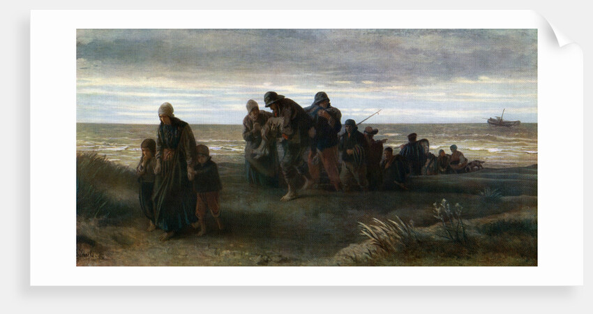 Fishermen carrying a Drowned Man by Jozef Israels