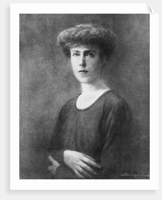 Elisabeth, Queen Consort of Albert I of Belgium by J Simont