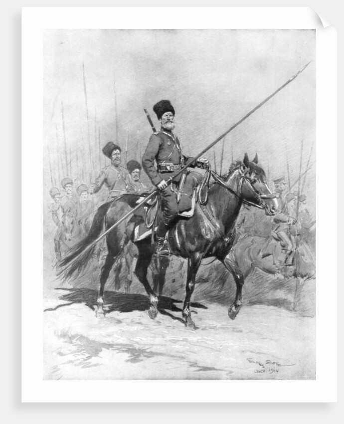 Cossack Cavalry by Georges Bertin Scott