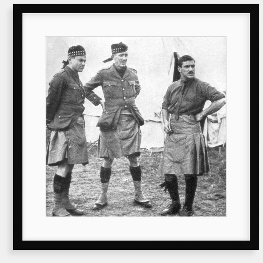 Officers of the Canadian Highlanders by Anonymous