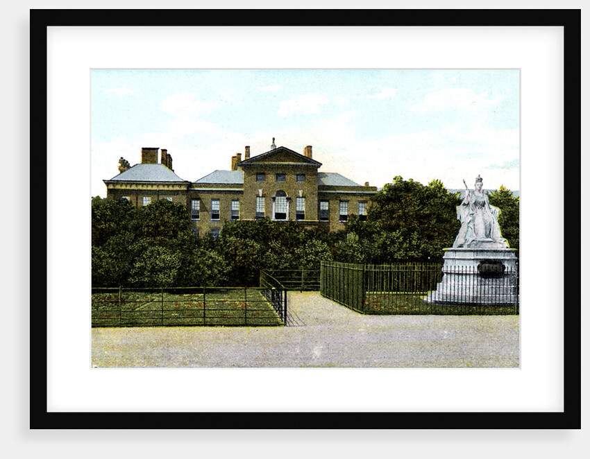 Kensington Palace and Queen Victoria's Statue, London by Anonymous