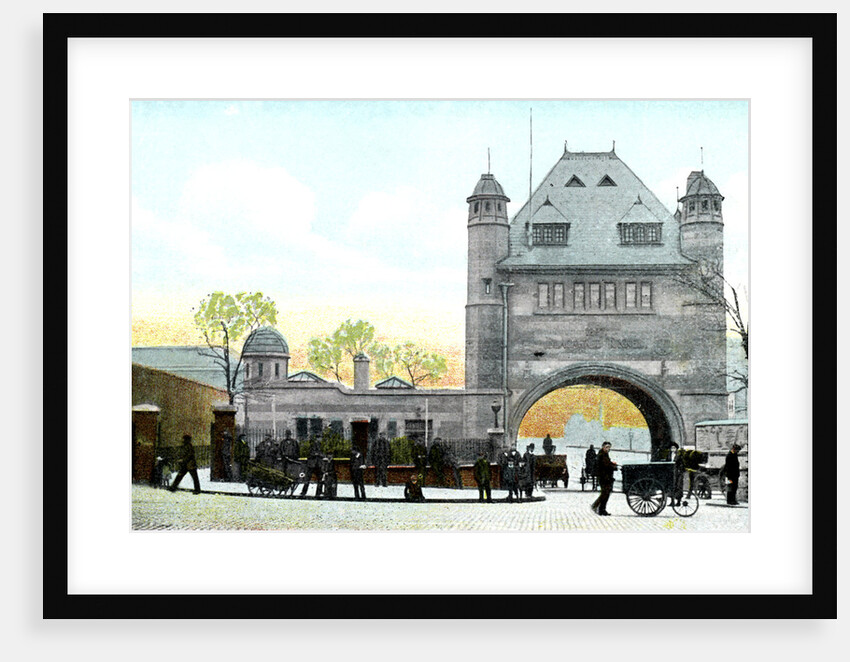 North entrance, Blackwall Tunnel, London by Anonymous