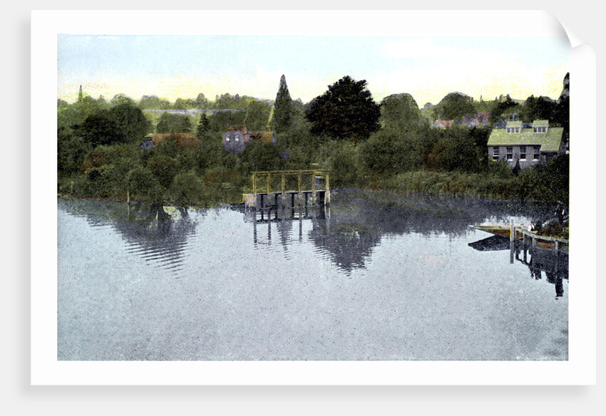 Sunset on the Thames, Caversham, Berkshire by Anonymous