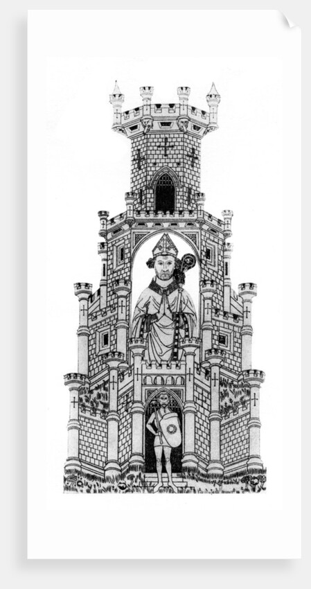 Robert Wyville, the Bishop of Salisbury and his champion by Anonymous