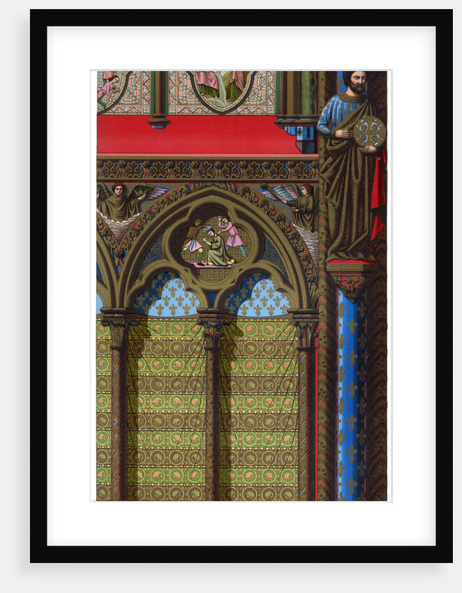 Decoration of the Sainte Chapelle, Paris by Franz Kellerhoven