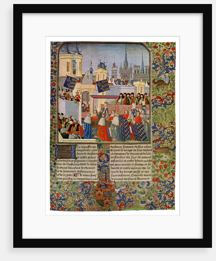 'The Entry of Queen Isabella into Paris', c1385 (15th Century) by Master of the Harley Froissart