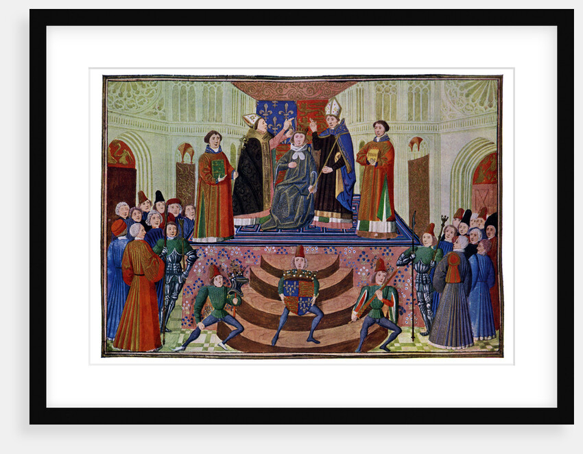 The Coronation of Henry IV, 1399 (15th Century) by Master of the Harley Froissart