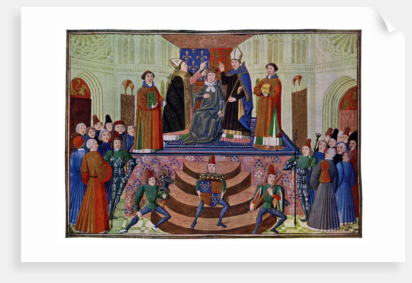 The Coronation of Henry IV, 1399 (15th Century) by Master of the Harley Froissart