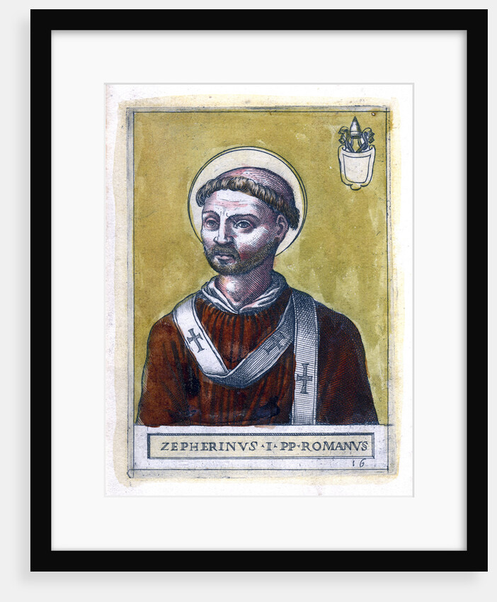 Pope Zephyrinus I by Anonymous