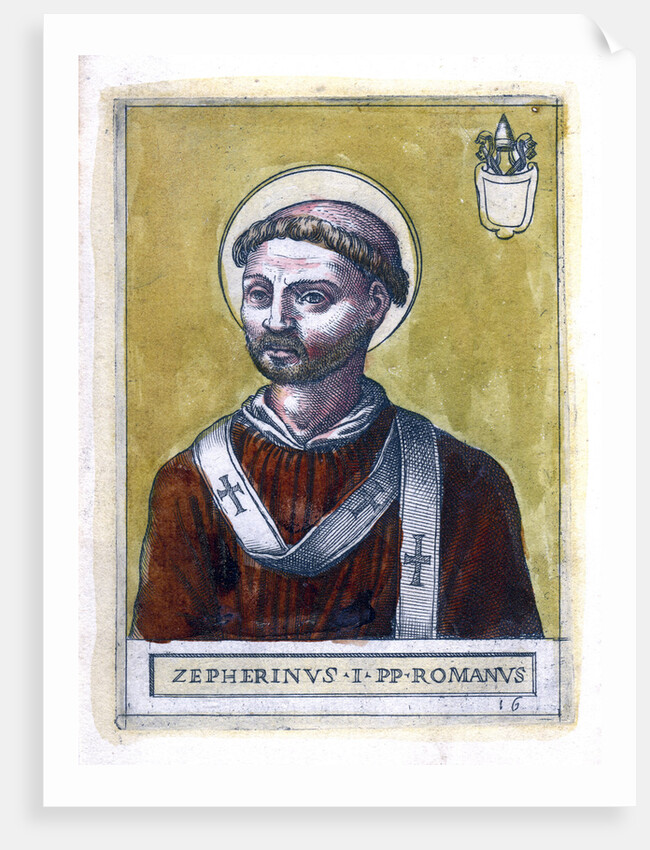 Pope Zephyrinus I by Anonymous