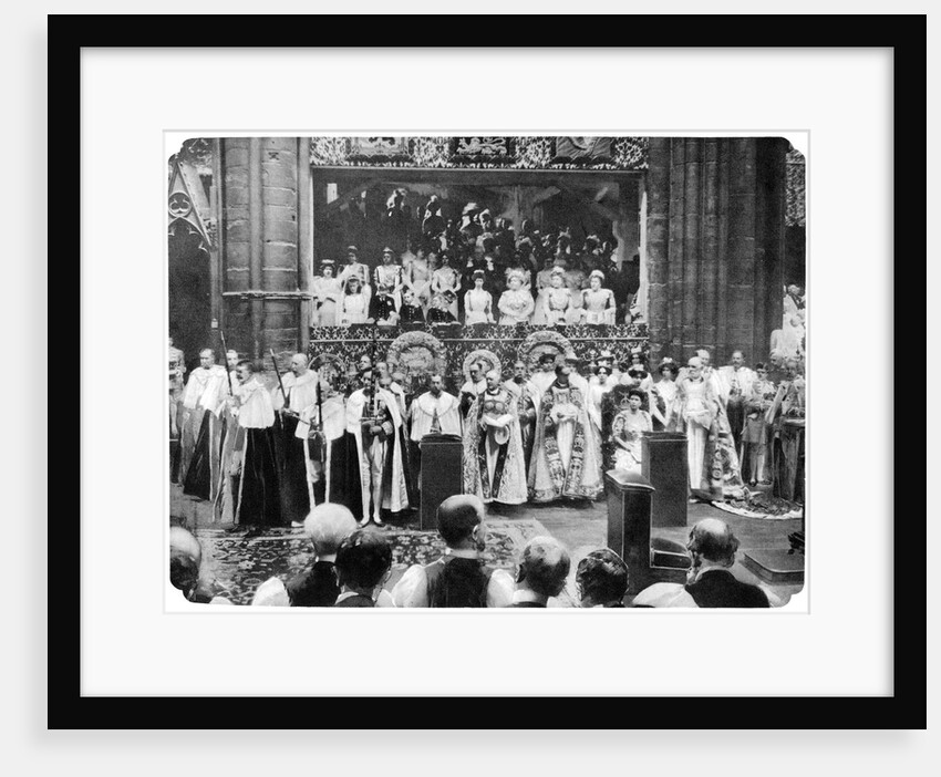 Coronation ceremony of George V, Westminster Abbey, London, 22 by John Benjamin Stone